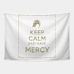 Keep Calm and have Mercy - Overwatch Tapestry