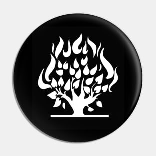 Burning Tree Pin