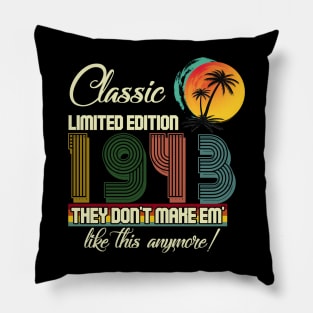 11th Birthday Gifts for Men Vintage Pillow