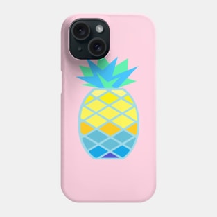 sunshine fruit pineapple blue Phone Case