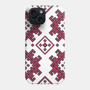 Purple Blue Mosaic Aztec Pattern Indian Mexican Ethnic Phone Case