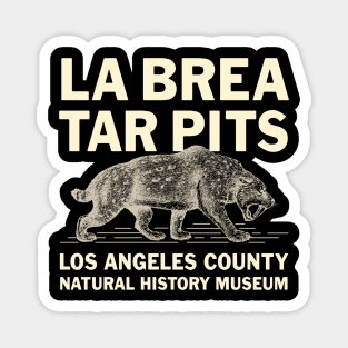 La Brea Tar Pits 2 by Buck Tee Magnet