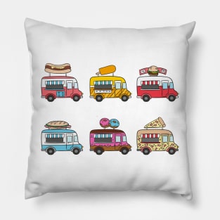 Food Trucks Pillow