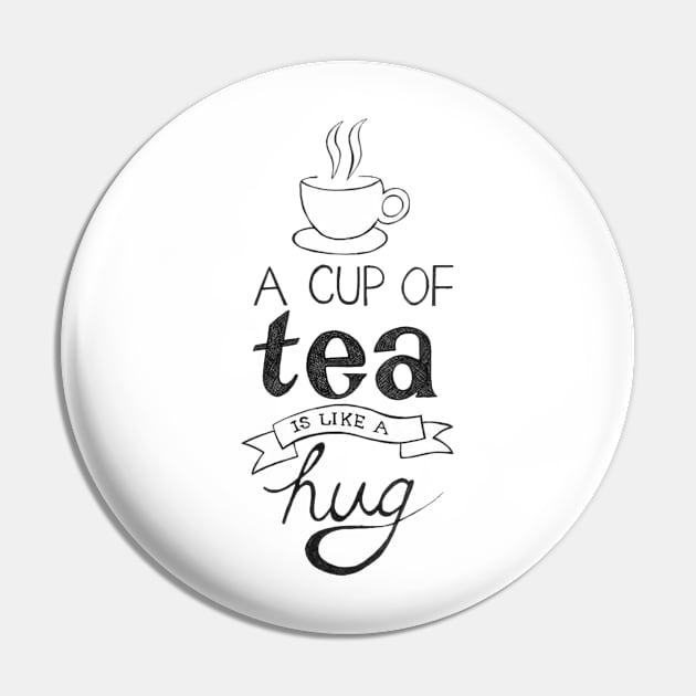 cup of tea is like a hug Pin by equiliser