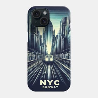 New York Subway NYC Subway Train Phone Case