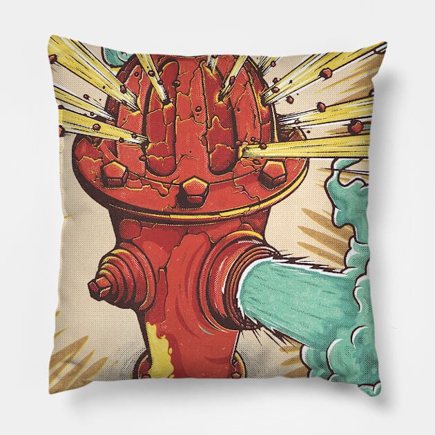 Hydrant Fever Pillow by Enter the Aquarius