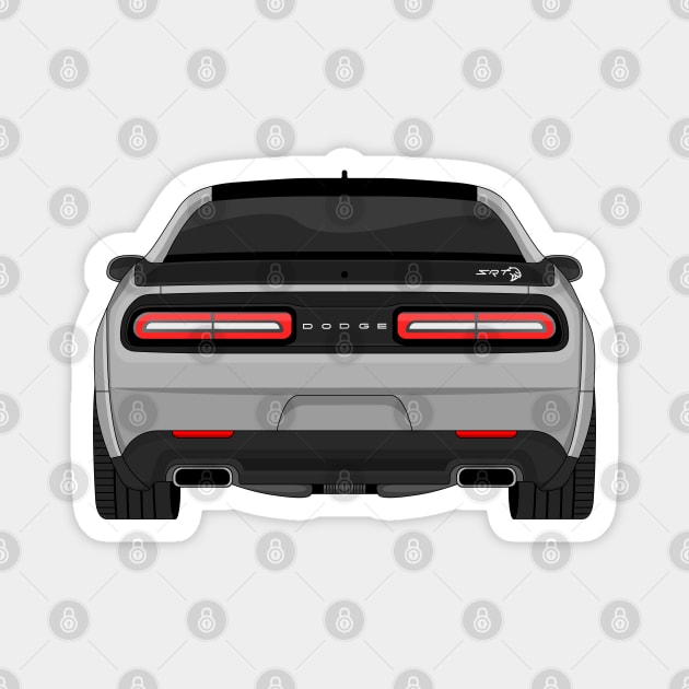 HELLCAT REAR GREY Magnet by VENZ0LIC