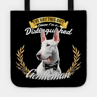 The Distinguished Bull Terrier Gentleman Tote