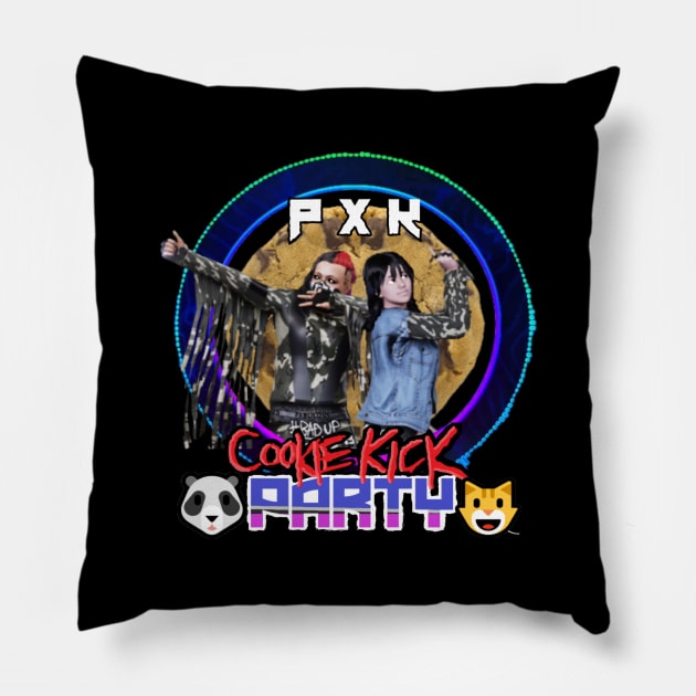 PANDAxKITTY ''COOKIE KICK PARTY'' Pillow by KVLI3N