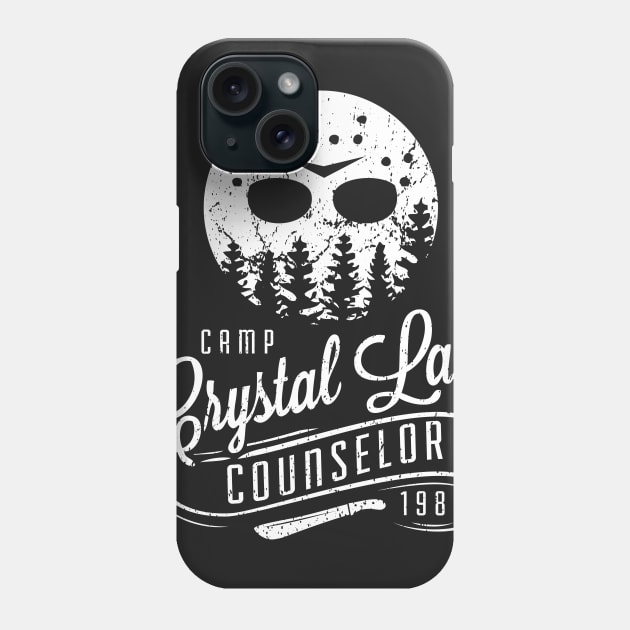 Camp Crystal Lake Counselor Phone Case by MorlockTees