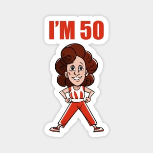 Sally Omalley - I'M 50 Chibi Style Magnet