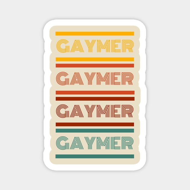 Retro Gaymer Magnet by Leyline Tavern