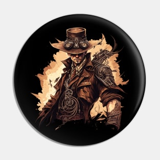 steampunk mage Pin