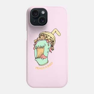 Peach Fuzz Monster Soda Phone Case