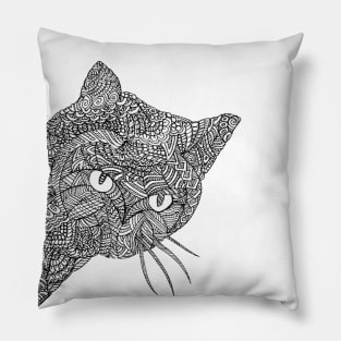 Curious Cat Pillow