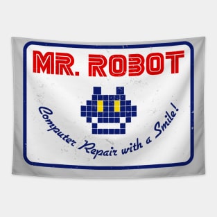 Mr. Robot "Computer Repair With A Smile" Tapestry