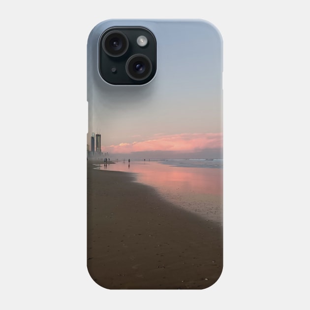 sunset on the beach photograph Phone Case by MarJul