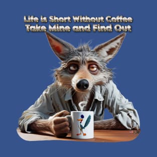 Life Is Short Coyote by focusln T-Shirt