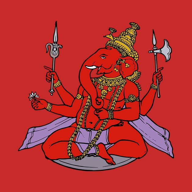 Ganesh colored by obmik