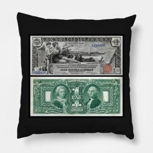 1896 $1 Dollar Silver Certificate Pillow