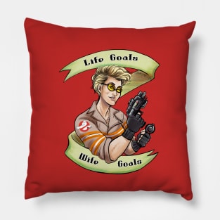 Holtzmann Life goals, wife goals Pillow