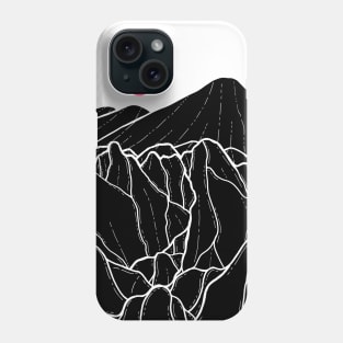 As a small pink moon rises Phone Case