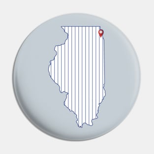 Chicago Baseball Pin