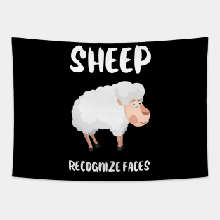 Sheep recognize Faces Animal Facts Tapestry