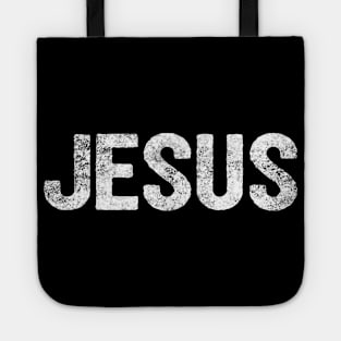 Jesus  Name Funny Religious Christian Tote