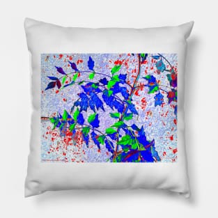 Red Tears of Climate Change Pillow