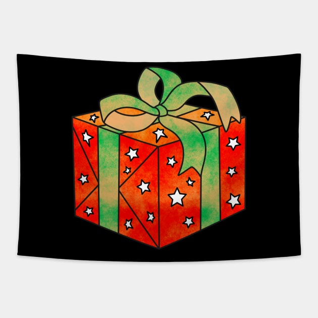 Christmas Present Tapestry by Kelly Louise Art