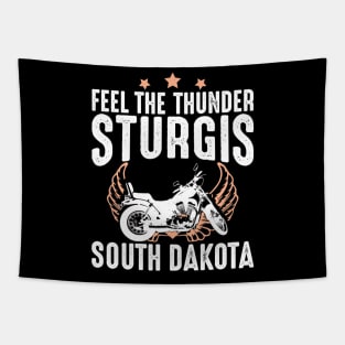 Feel the Thunder, Sturgis Biker Gift Tapestry