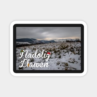 Nadolig Llawen - Christmas in the Hills Magnet