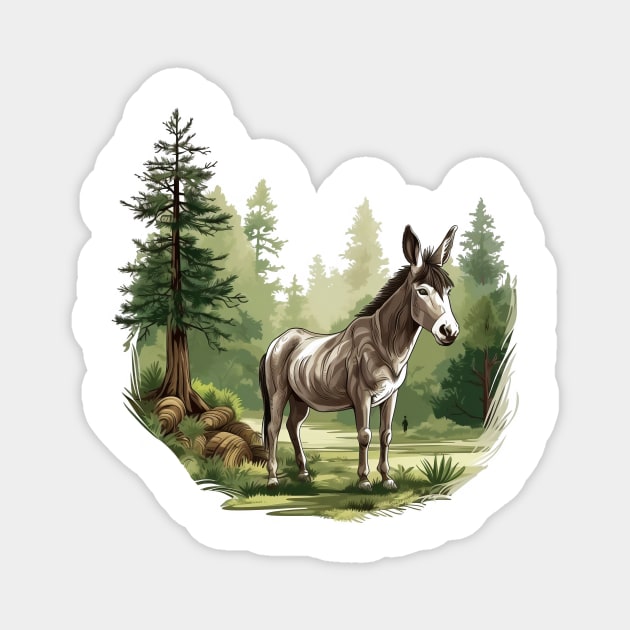 Little Donkey Magnet by zooleisurelife