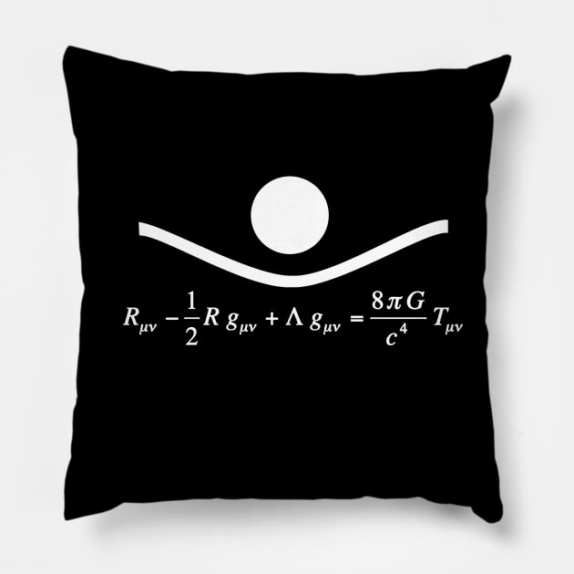 Formula of General Relativity Pillow by Silentrebel