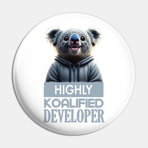 Just a Highly Koalified Developer Koala 2 Pin by Dmytro