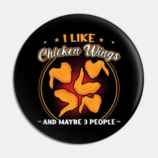 I like Chicken Wings and maybe 3 people Pin