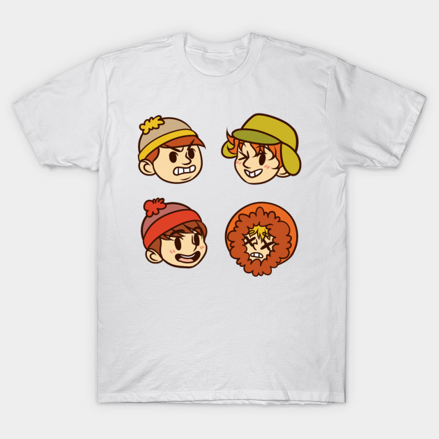 South Park Cartoon Eric Kyle Stan And Kenny South Park T Shirt Teepublic Au