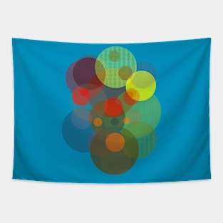 Bubbles Color Design Tapestry