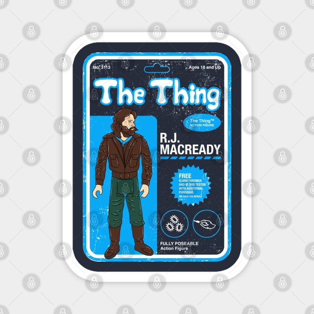 The Thing R J Macready Magnet by technofaze