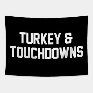 Turkey and Touchdowns Tapestry