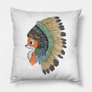 Tribal fox Pillow