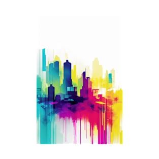 Abstract Cityscape T-Shirt