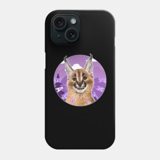 Baby lynx wild cat freedom Phone Case