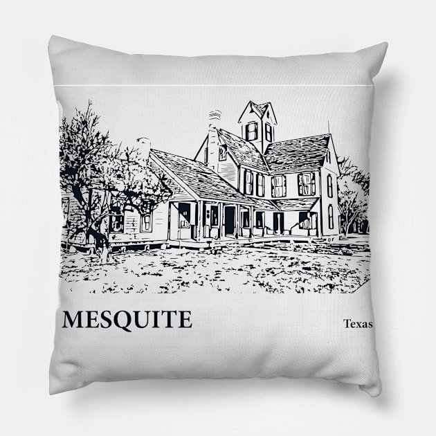 Mesquite - Texas Pillow by Lakeric