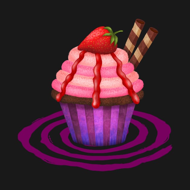 Strawberry Cupcake by DearTreehouse