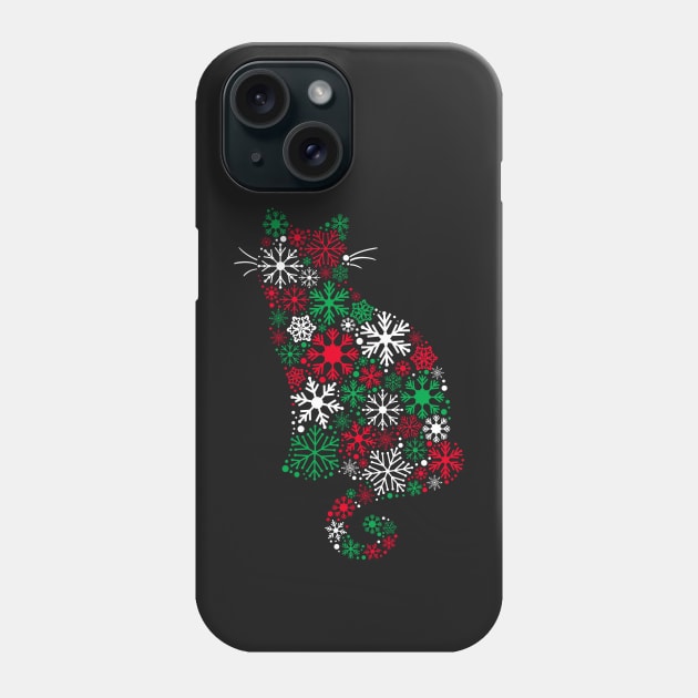 Christmas Cat Phone Case by gogo-jr