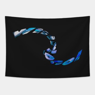 Stocksom Blue 13 Whirlpool Tapestry