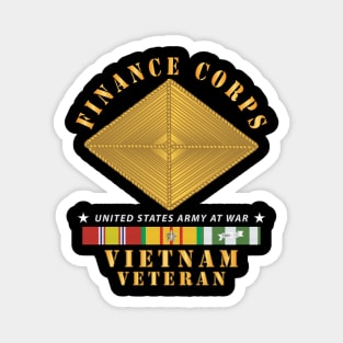 Army - Finance Corps - Vietnam Vet w VN SVC X300 Magnet