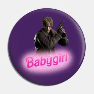 Leon Kennedy Babygirl Pin